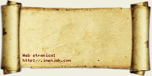 Hana Gojković vizit kartica